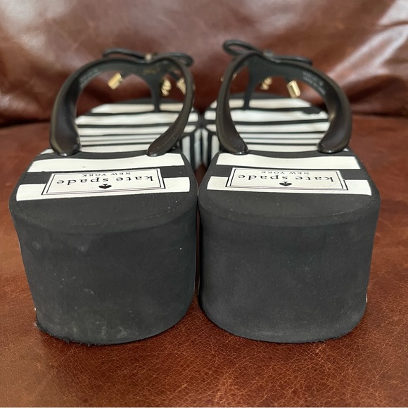 Kate Spade Platform Wedge Thong Style Slip On Sandals - Picture 5 of 10